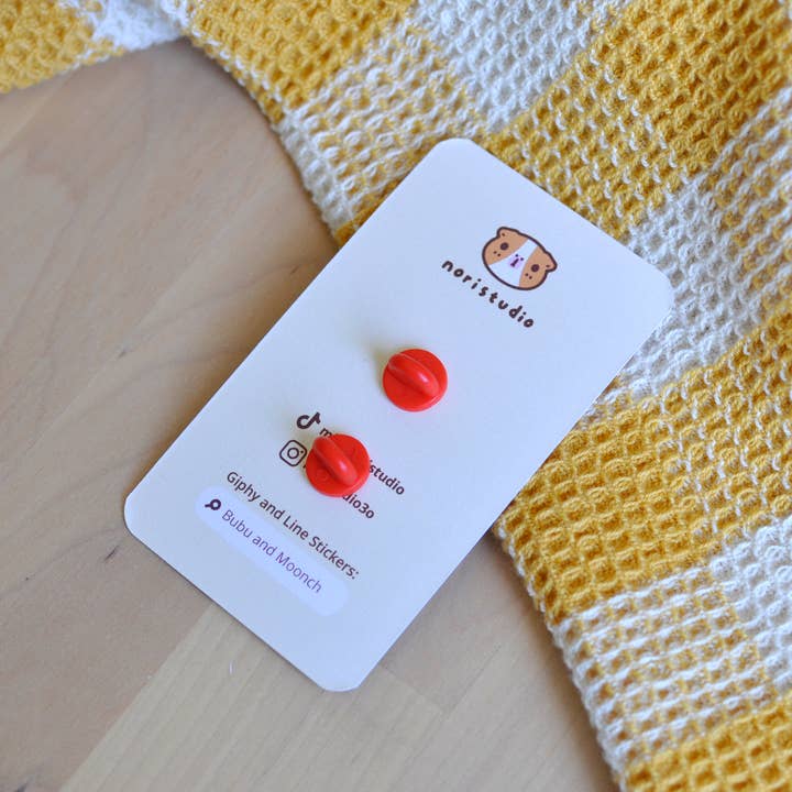 Noristudio - Wholesale Lapel Pin/Button - Knitting Moonch Enamel pin, Fall Theme, Limited Edition5