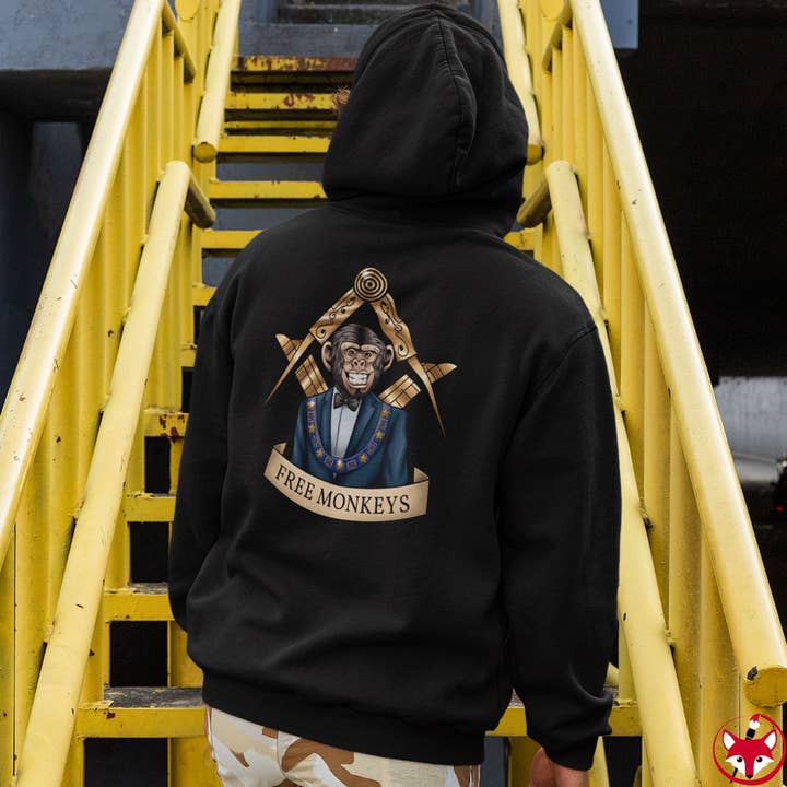 Free Monkeys - Hoodie for wholesale by Artworktee