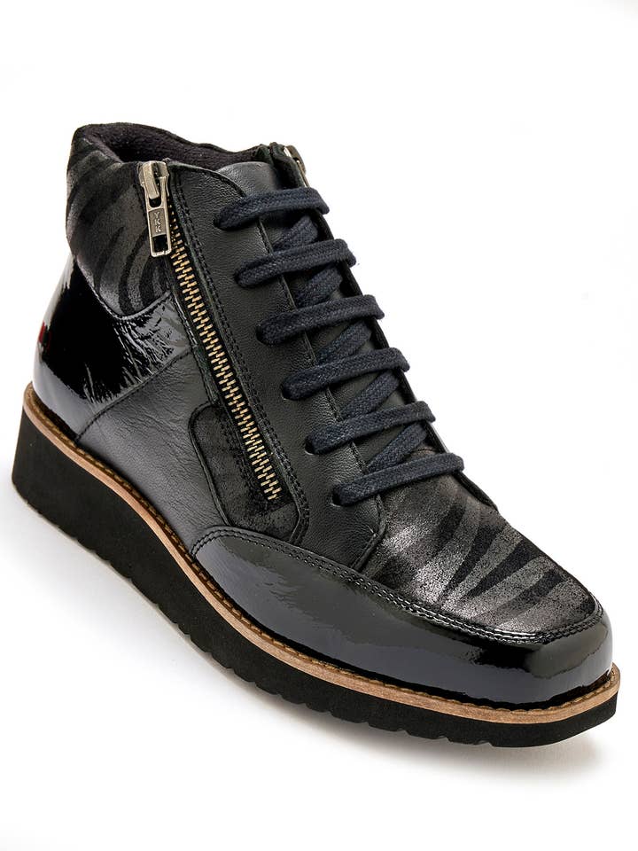 Skinnfodrade lädersnörstövlar (2007731_0026) för wholesale av PEDICONFORT