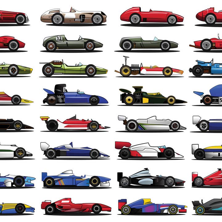 Impresión A3 de Coches de Gran Premio para venta al por mayor de Coach House Partners