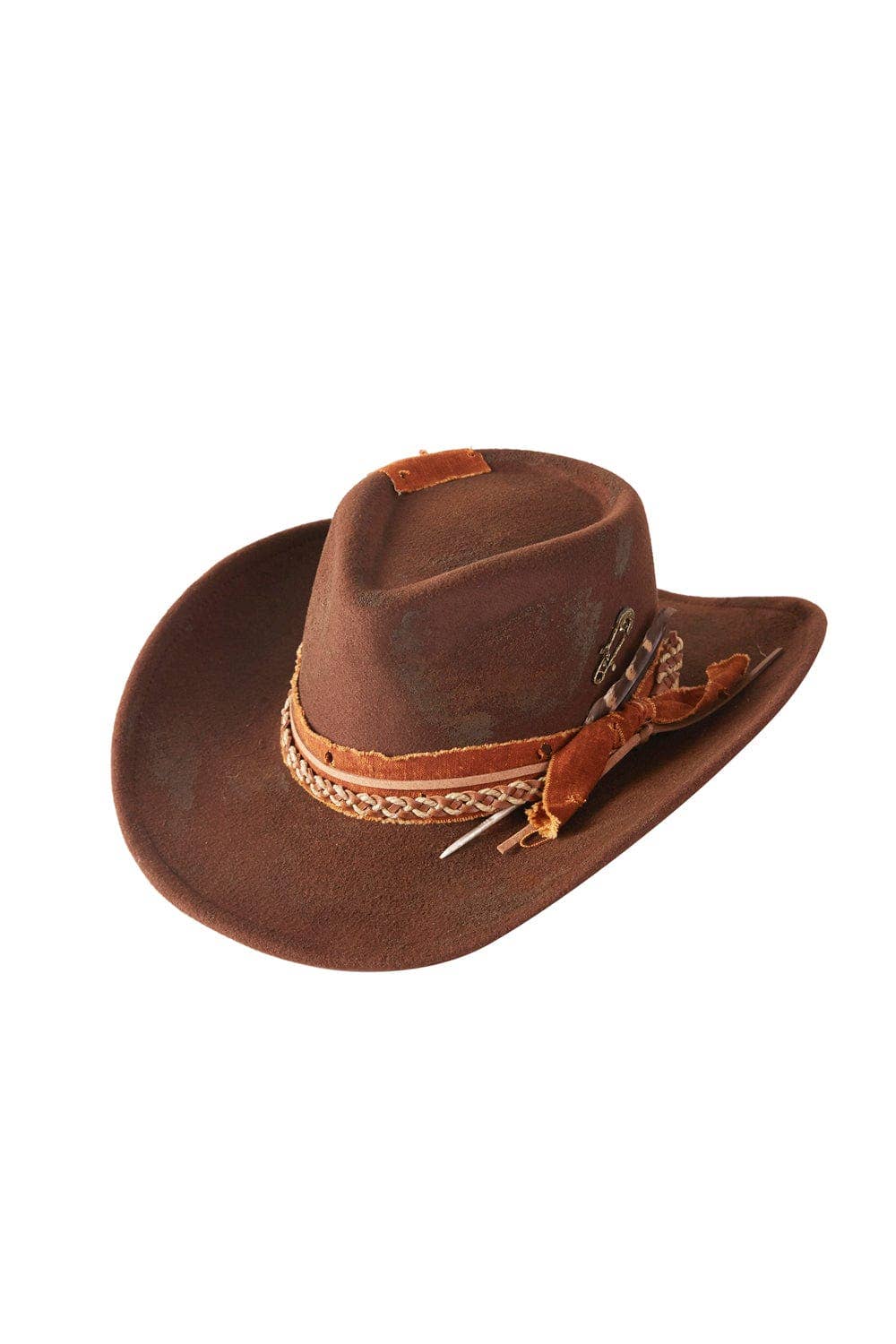 MiMi Wholesale - Wholesale Cowboy Hat - Women's - MH0242 Essie Heritage Worn Shapable Cowboy/Fedora Hat6