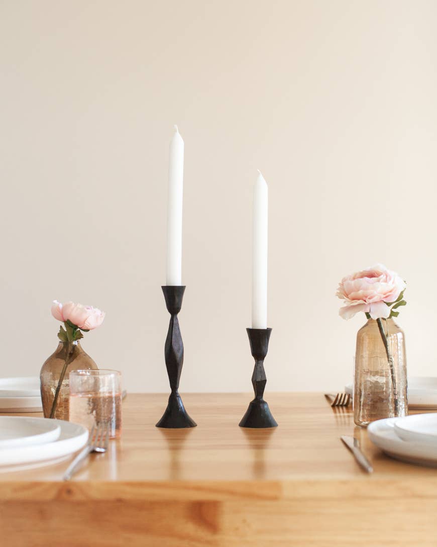 Creative Women – wholesale Candle holder – Low Diamond Hand-Forged Iron Candle Stand10