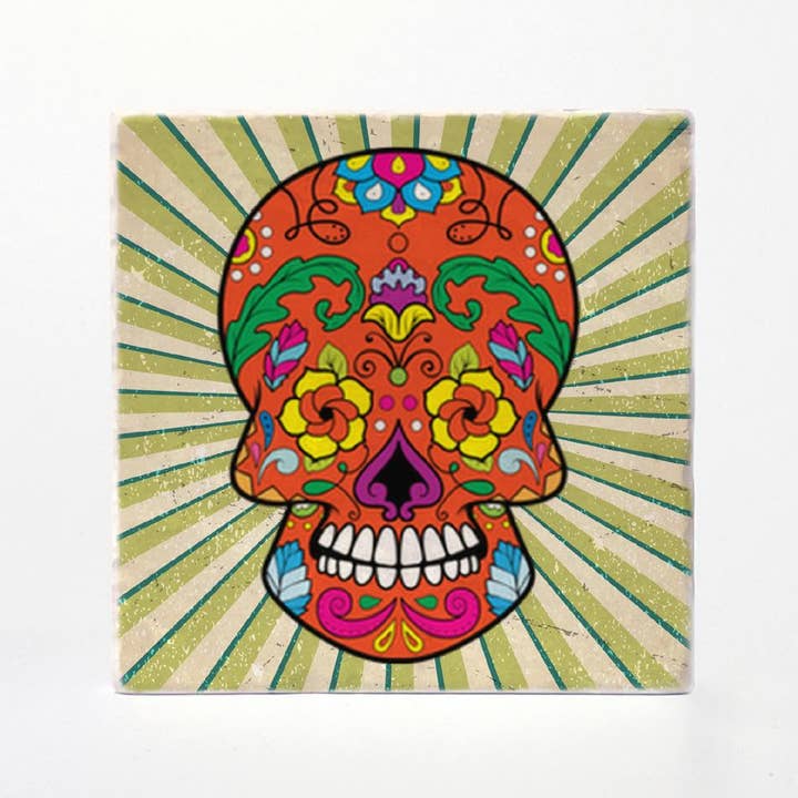 Versatile Coasters - Wholesale Coasters - Sugar Skulls Coasters2