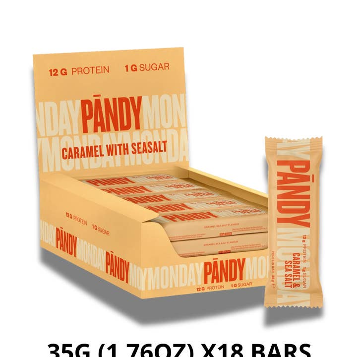 Swedelicious - Swedish Candy - Wholesale Chocolate bar - PANDY - Caramel Sea Salt - Protein Bar0