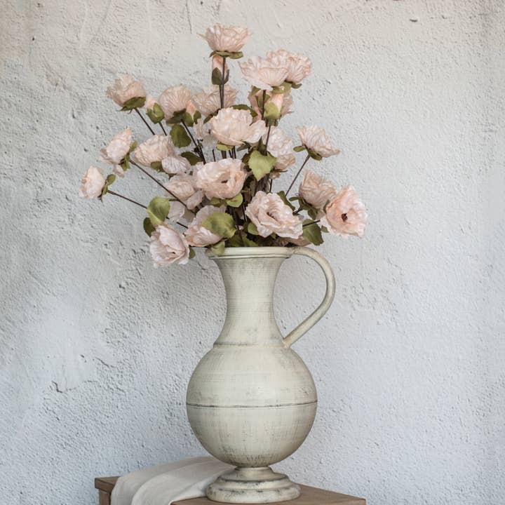 Ragon House - Vente Plantes artificielles - TIGE DE COQUELICOT ROSE CLAIR DE 33,25"