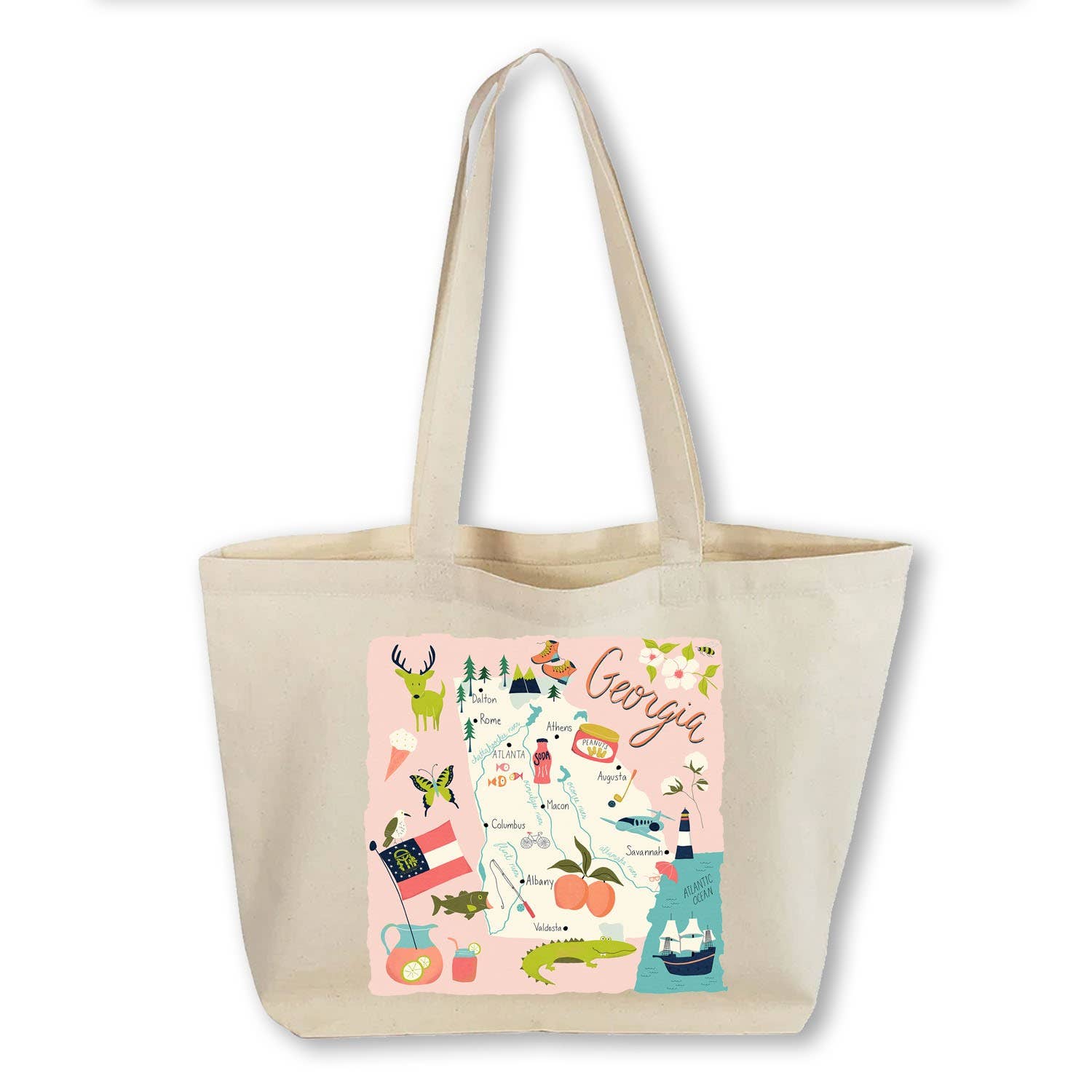 Works of Heart - Wholesale Tote Bag - Unisex - Home State Home: Canvas Totebag7