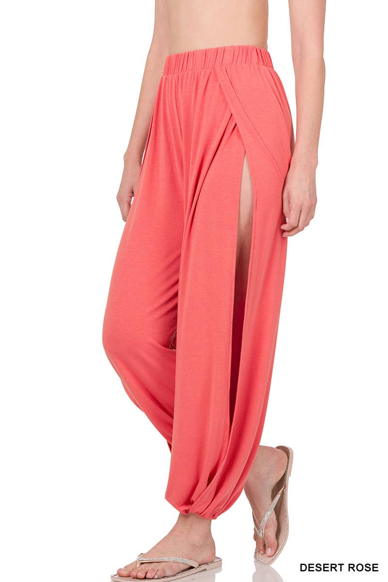 42POPS - Wholesale Pants - Women's - `.Split side pants reg/plus8