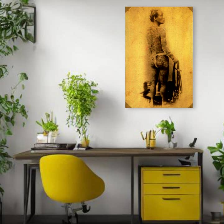 Impression sur toile de tatouage japonais, art d'apothicaire pour la maison ou le bureau, décoration d'apothicaire pour la vente par Print Pothecary