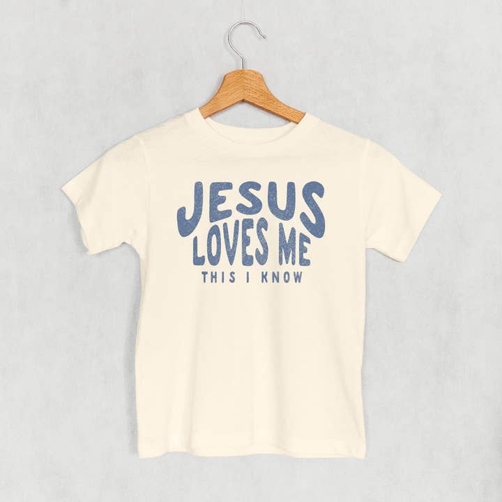 Ivy + Cloth - Wholesale Screen Printed T-Shirt - Kids - Jesus Loves Me This I Know (Kids)0