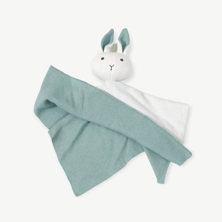 Viverano Organics - Wholesale Security/cuddle blanket – Baby - Bunny -Organic Baby Lovey Security Knit Blanket Cuddle Cloth5