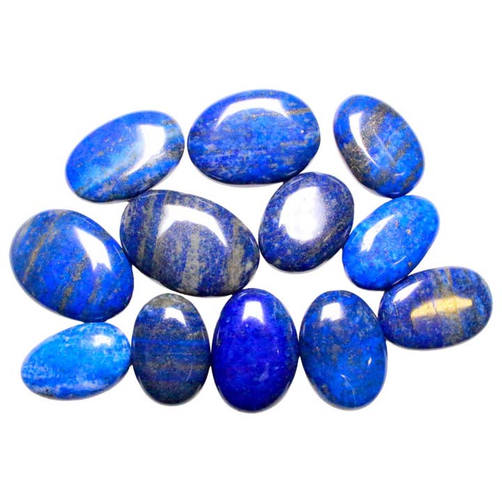 Galet Lapis lazuli 40mm (Lot de 200g) pour la vente par Foliesbijoux
