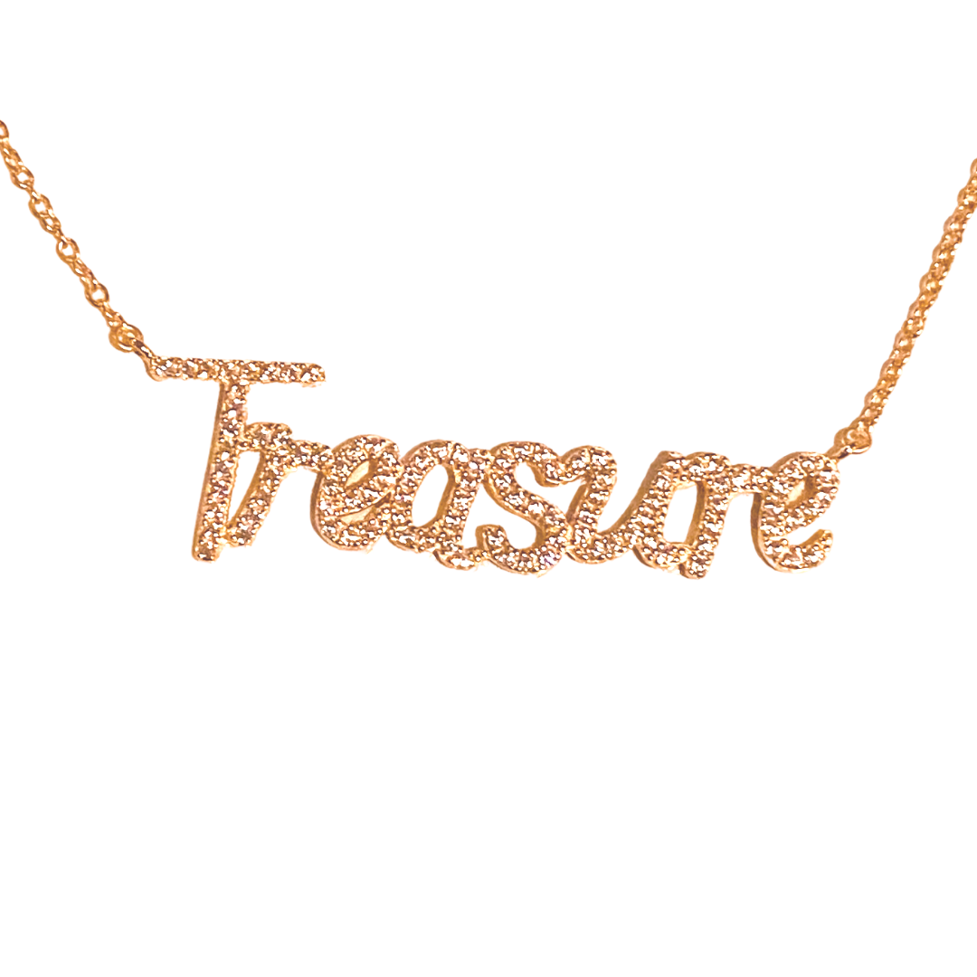 Be the Good - Wholesale Pendant/Charm Necklace - You Are My Treasure Pave Necklace1