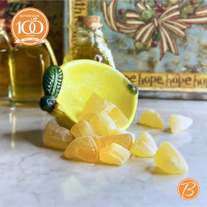Butterfields Candy - Wholesale Boiled sweets - LEMON BUDS IN A MASON JAR 7.3 OZ2