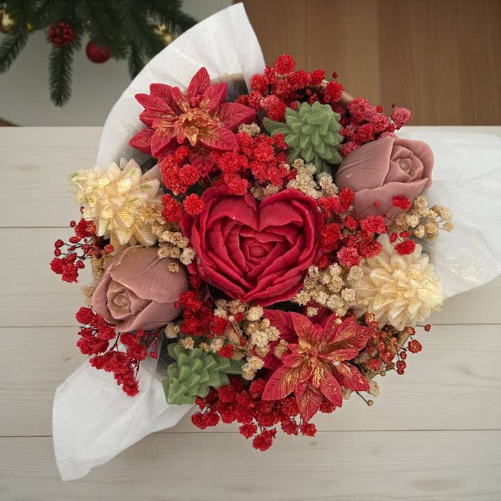 Bouquet de fondants parfumés | Sapin de Noël | 250g pour la vente par Delice de Bougie