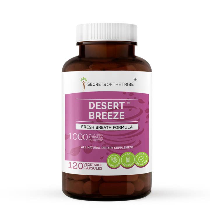 Secrets Of The Tribe - Wholesale Oral supplement/vitamin - Desert Breeze Capsules. Fresh Breath Formula3