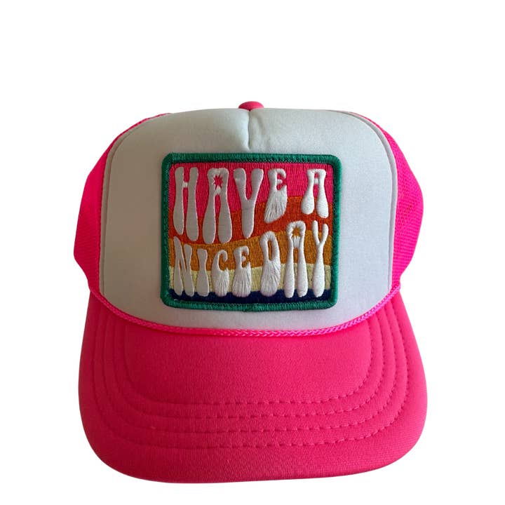 Have a Nice Day Kids Trucker Hat for wholesale by Local Beach