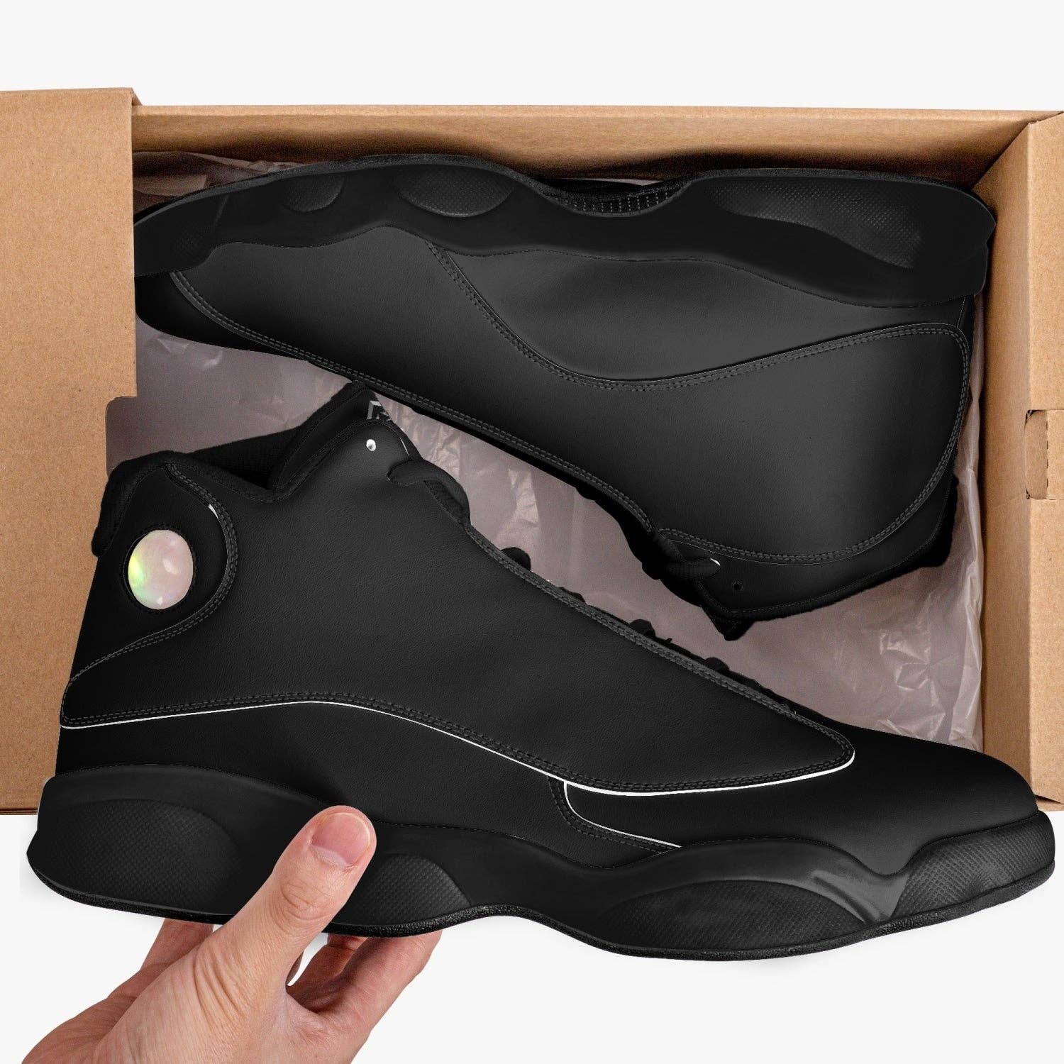 Dream Forge - Wholesale Sneakers - Uniseks - Dream Forge hooggesloten basketbalsneakers met zwarte leren zool7