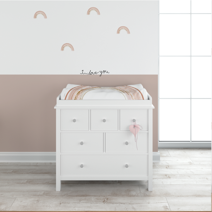 lm baby art - Wholesale Wall Decor - Kids & Baby - Tekst muursticker: I love you | 40x9cm1