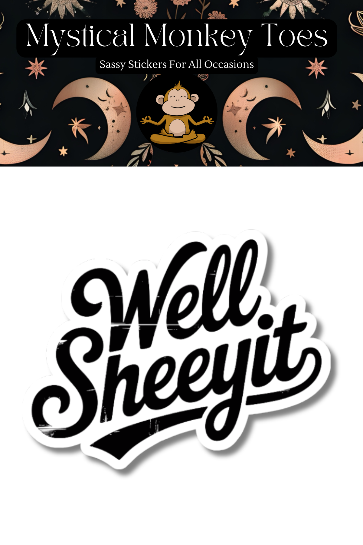 Mystical Monkey Toes – wholesale Klistermärke – Rolig Jäkla Vinylklistermärke1