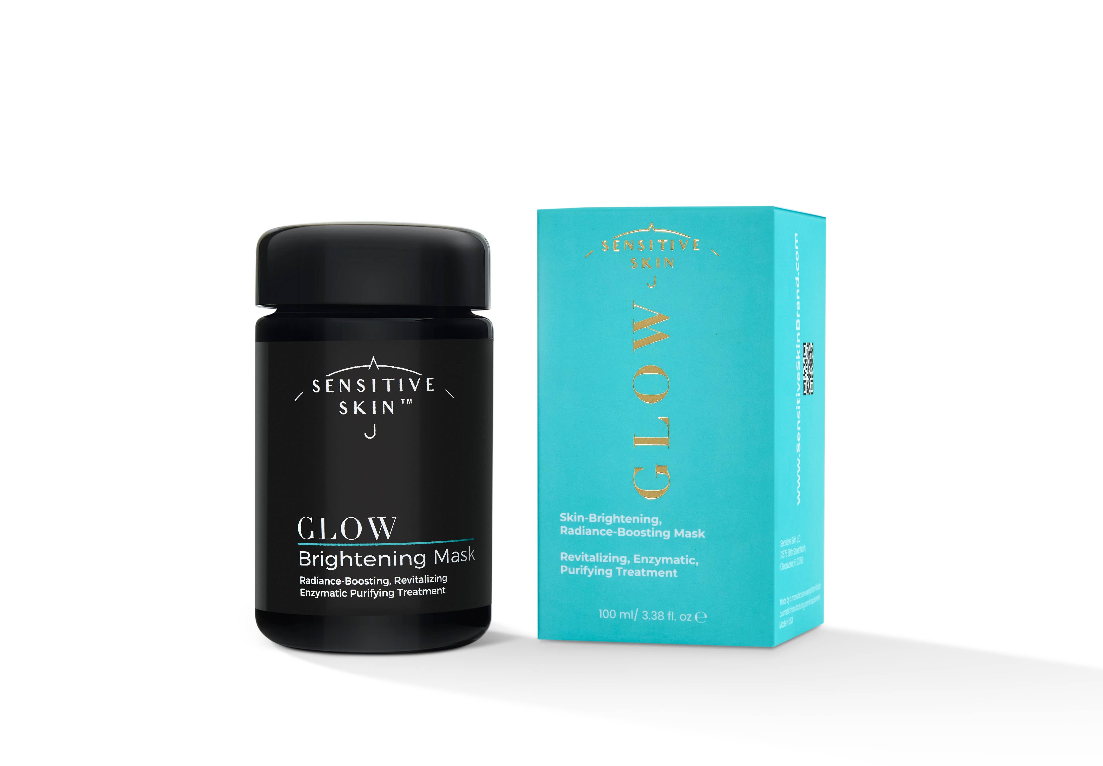 SENSITIVE SKIN Brand - Wholesale Skincare Face Mask - GLOW, Brightening Mask - Radiance-Boosting Treatment, 100 ml6