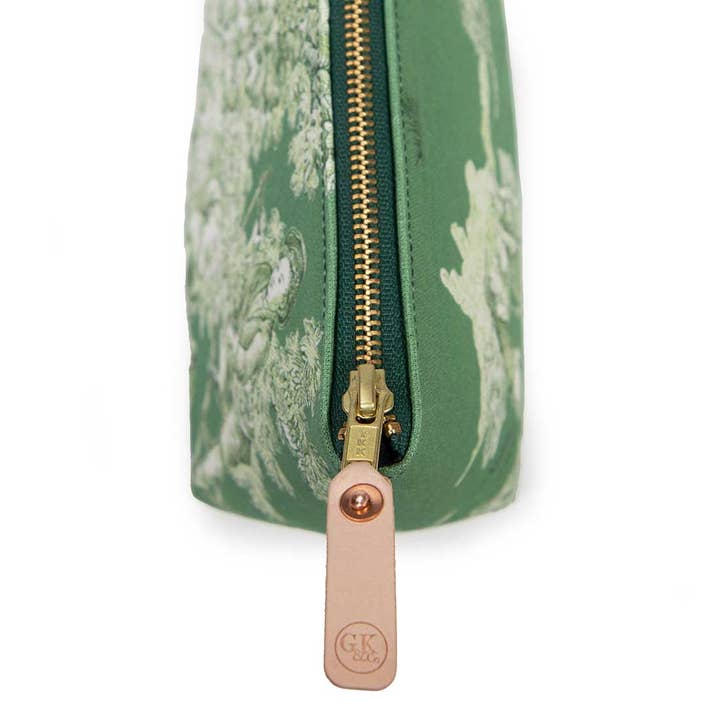 General Knot & Co. - Wholesale Clutch Bag - Women's - Vintage Emerald Toile Travel Clutch3
