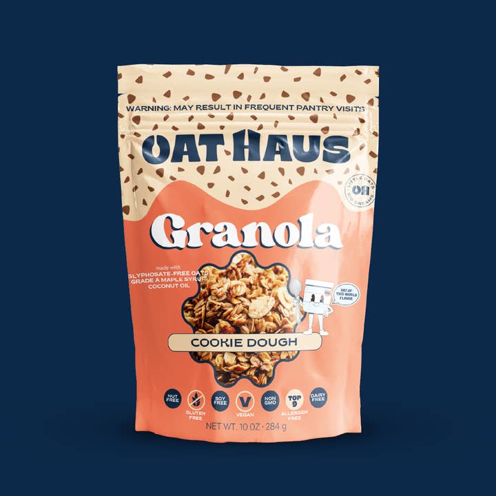 Oat Haus - Wholesale Granola - Cookie Dough Granola - 6/10OZ6