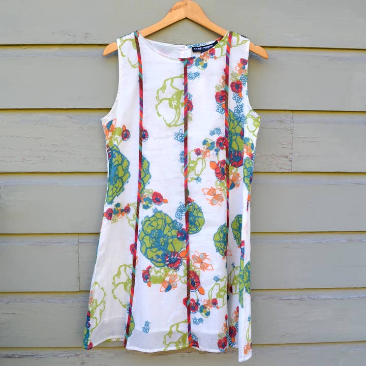 Georgie Bomuldskjole for engroshandel hos Little Journeys Chicago