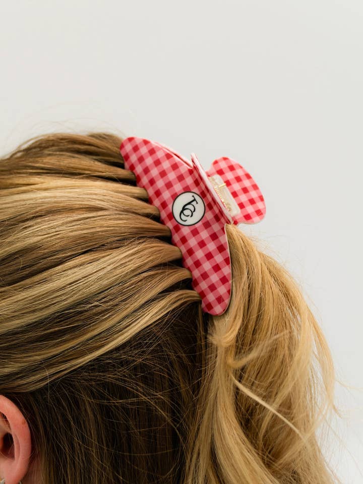TCC Patterned Hair Clips | Pilates Outfit Accessories for wholesale by The Core Club