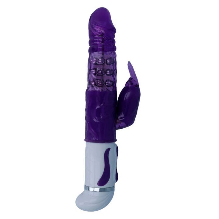 LOVERS - SHOP - Vendita all'ingrosso Sex toy - VIBRATORE ROTATORE VIOLA - INTENSE GUPPY