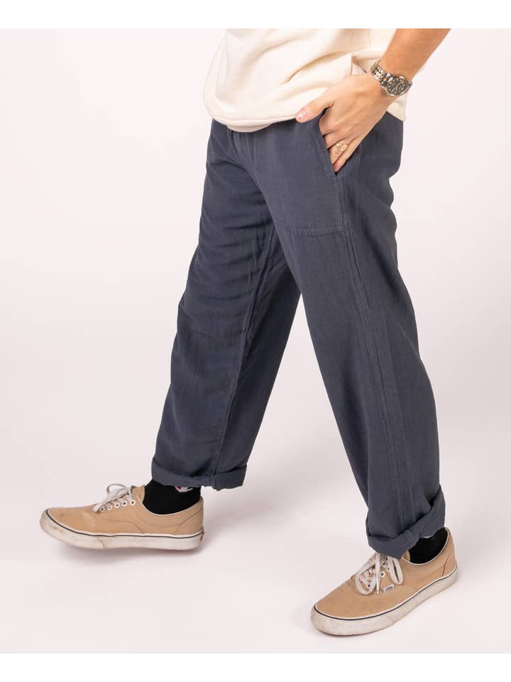 Soul Flower - Wholesale Pants - Men's - Hemp Yoga Pants - Midnight2