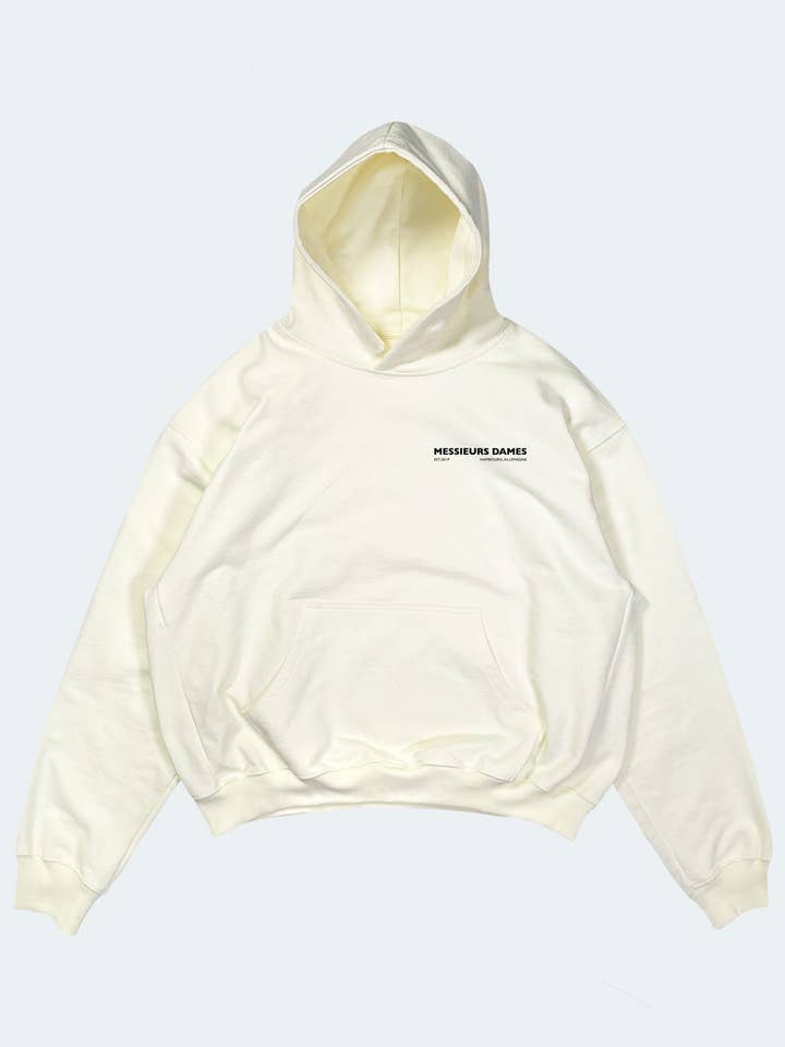 Sudadera con Capucha Natural Signature para venta al por mayor de MESSIEURS DAMES