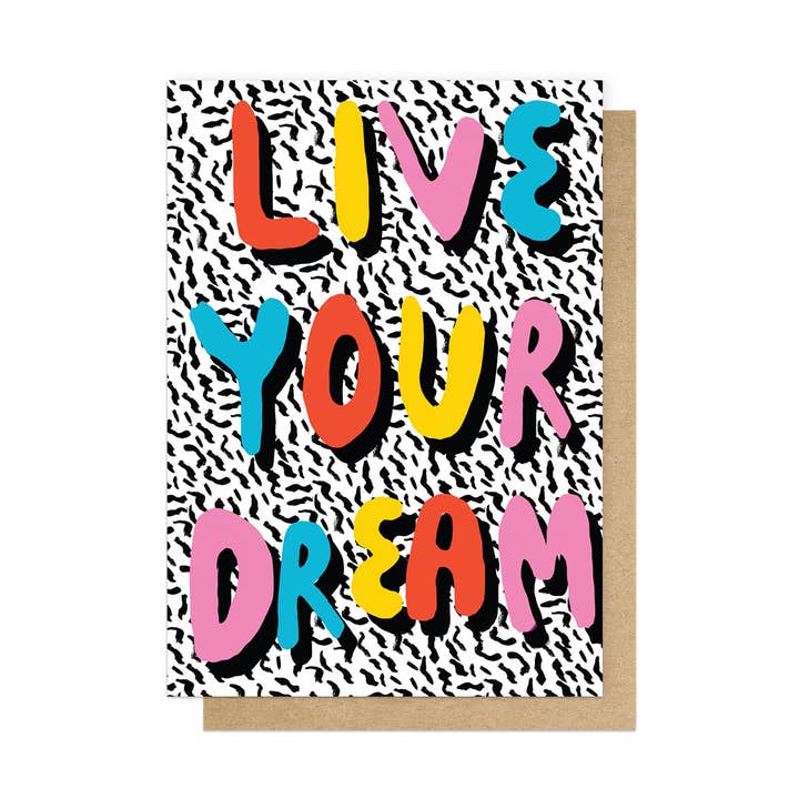 Cartão Viva o Seu Sonho por atacado de East End Prints - Greetings Cards & Postcards