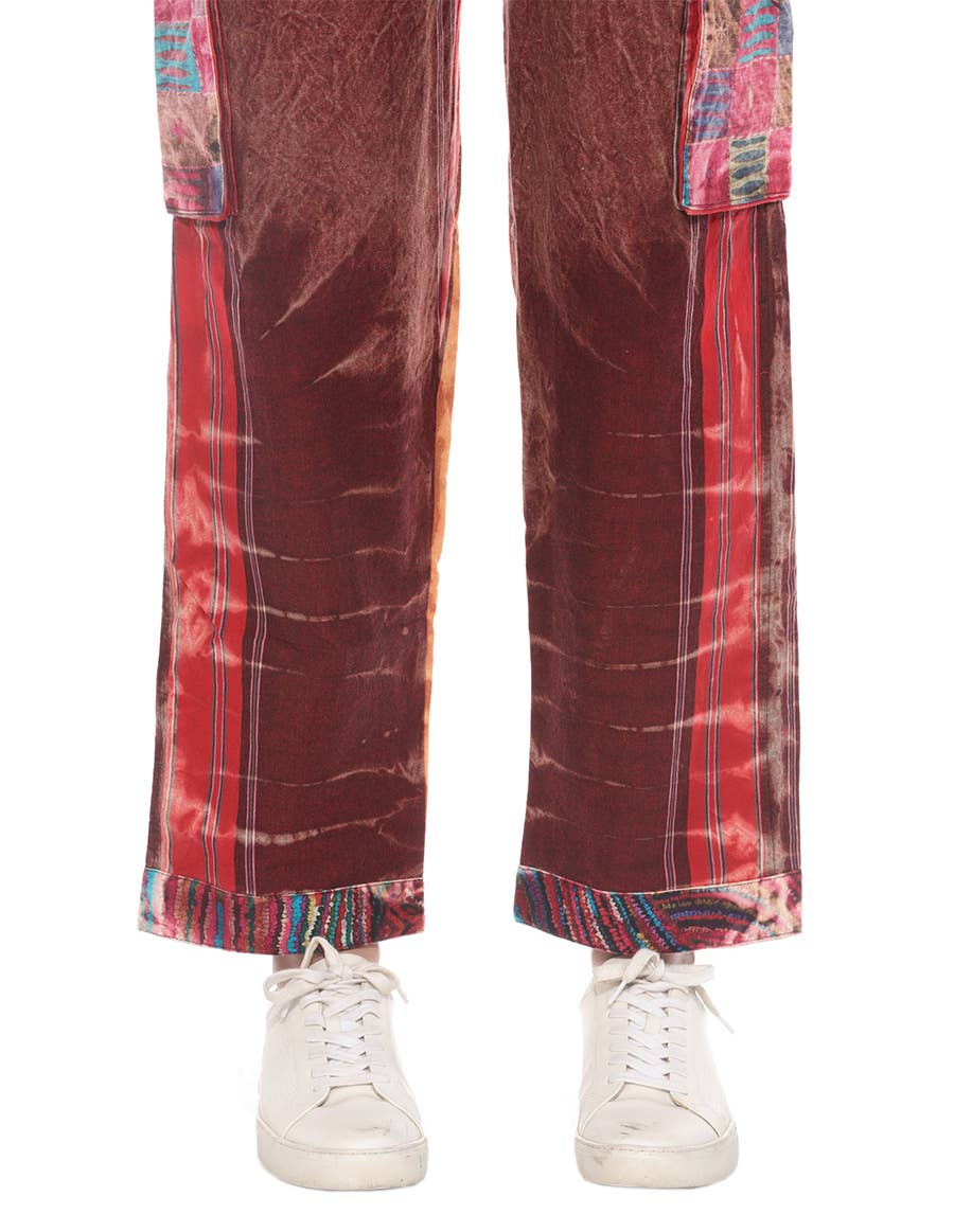 The Collection Royal / Royal Handicrafts - Vendita all'ingrosso Pantalone - Donna - Pantaloni Hippie Boho Hippie in cotone Stonewash24