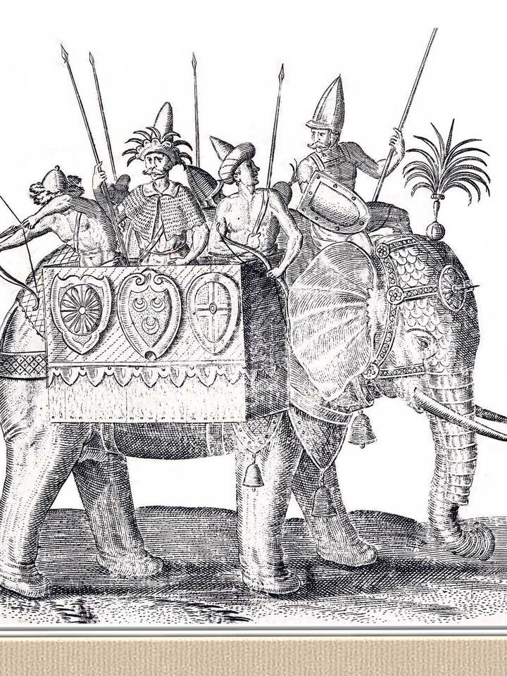 Sept Guerriers pour la vente par Finalina