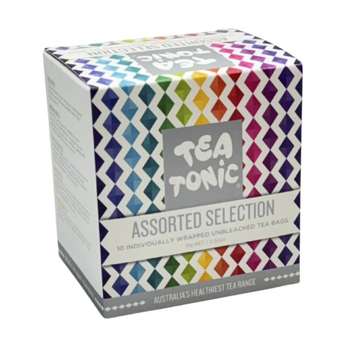 10 Pack Colourful Selection Box for wholesale by Tea Tonic