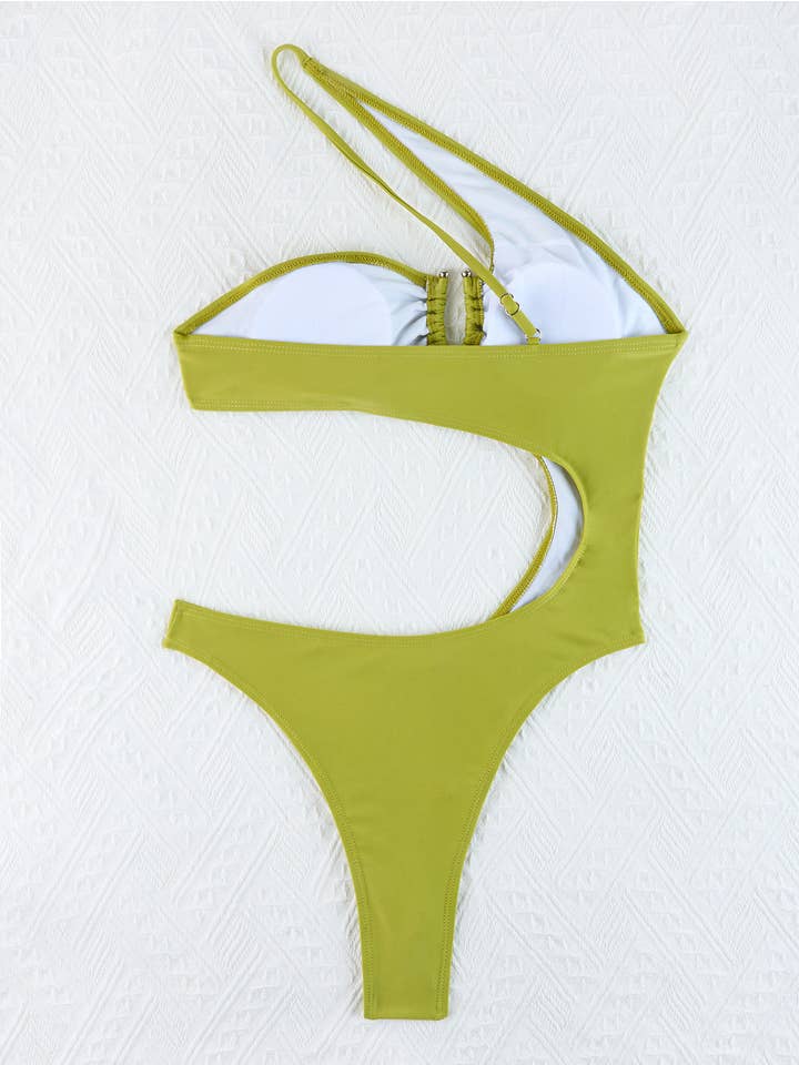 HIDDENBRAND - Wholesale One Piece Swimsuit - Women's - Solid Color Sexy One-piece Swimsuit Bikini11