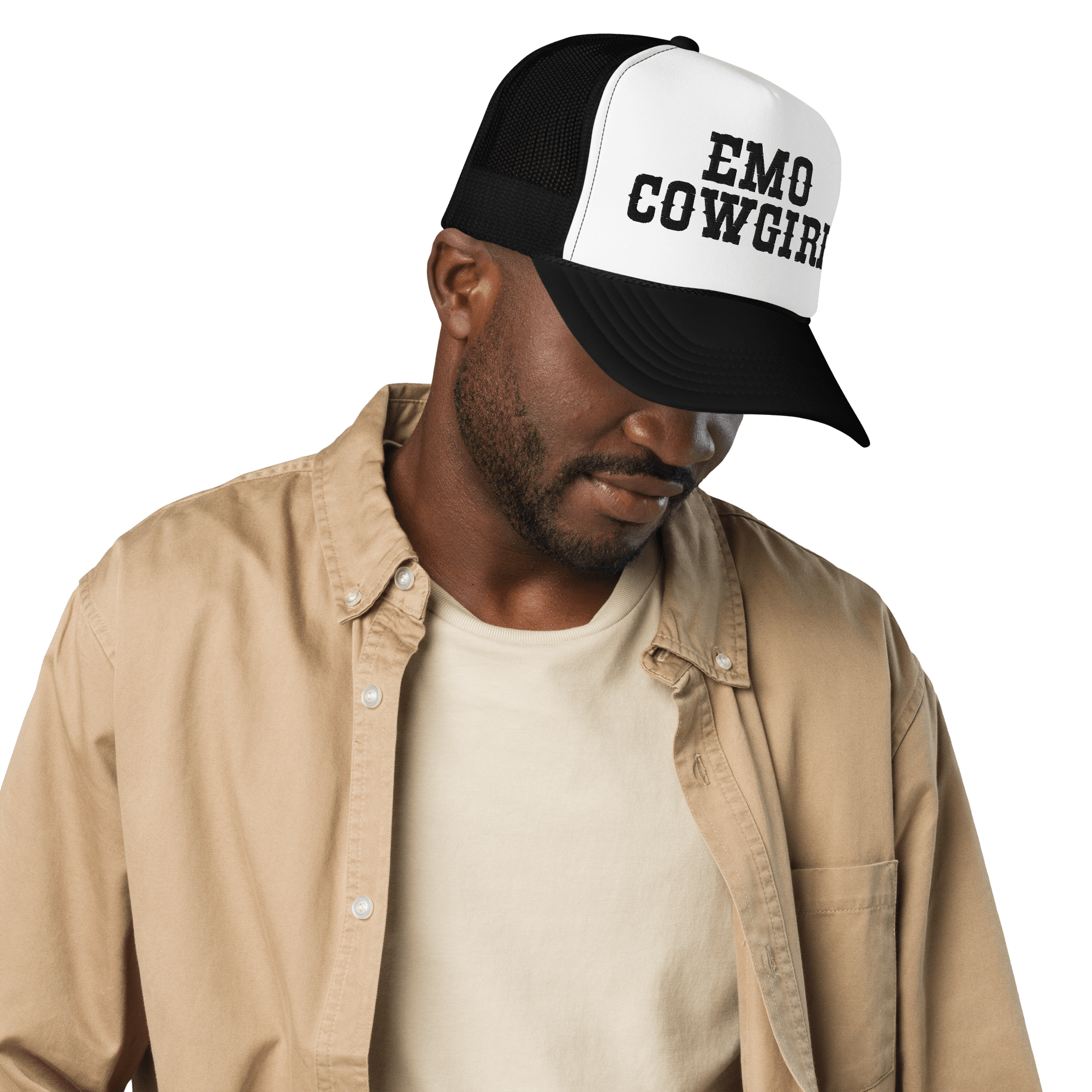 Goth Cloth Co. - Wholesale Trucker Hat - Women's - Emo Cowgirl Embroidered Foam Trucker Hat14