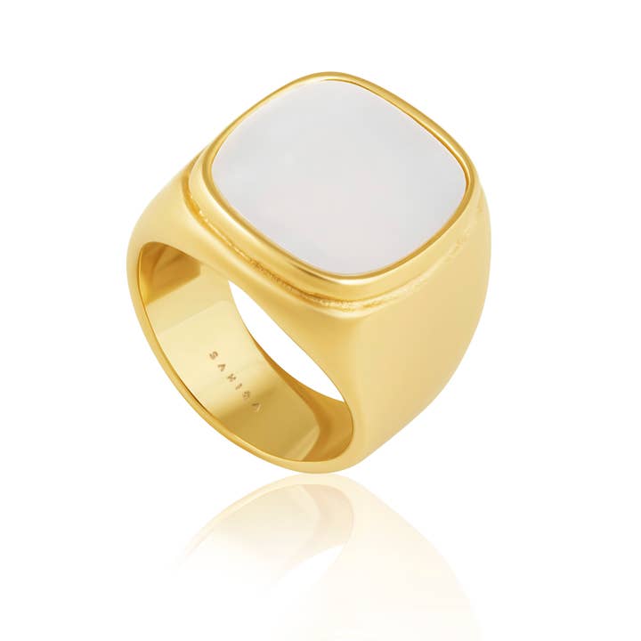 Anello in madreperla - Grande per la vendita all'ingrosso da parte di Sahira Jewelry Design
