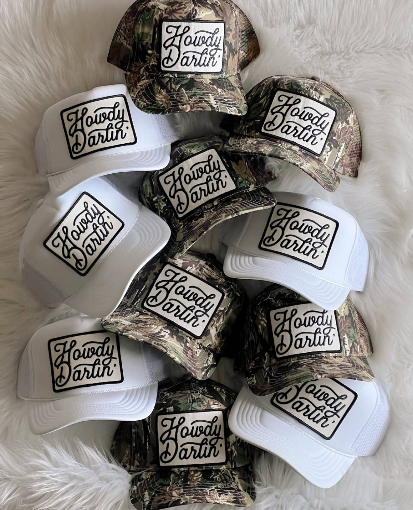 Wilder Made – wholesale Trucker hat – Unisex – Howdy Darlin' Patch Trucker Hat7