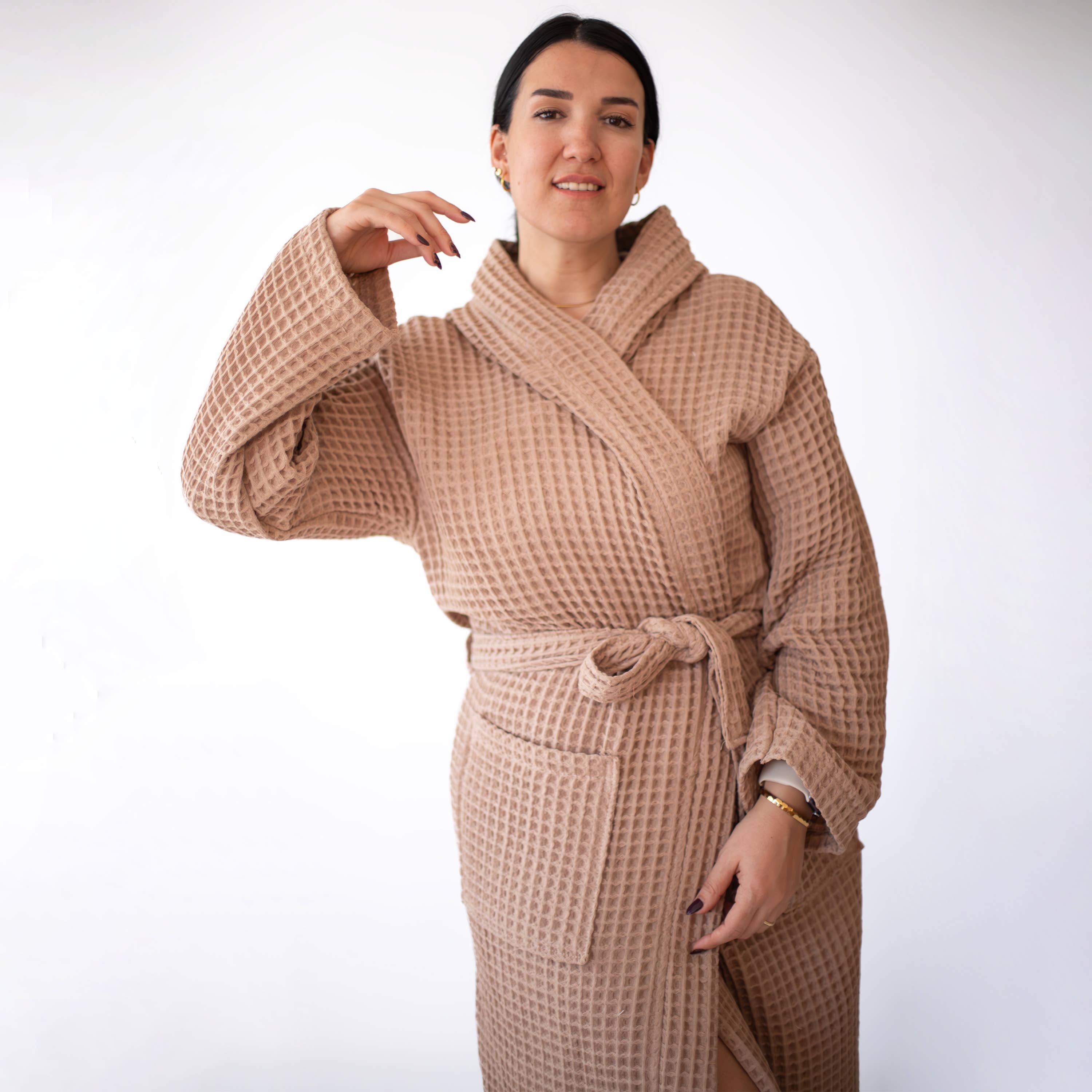 Vivamaison – Engroshandel Morgenkåbe - Unisex – Premium Vaflet Bomuld Badekåbe, Unisex Spa Komfort69