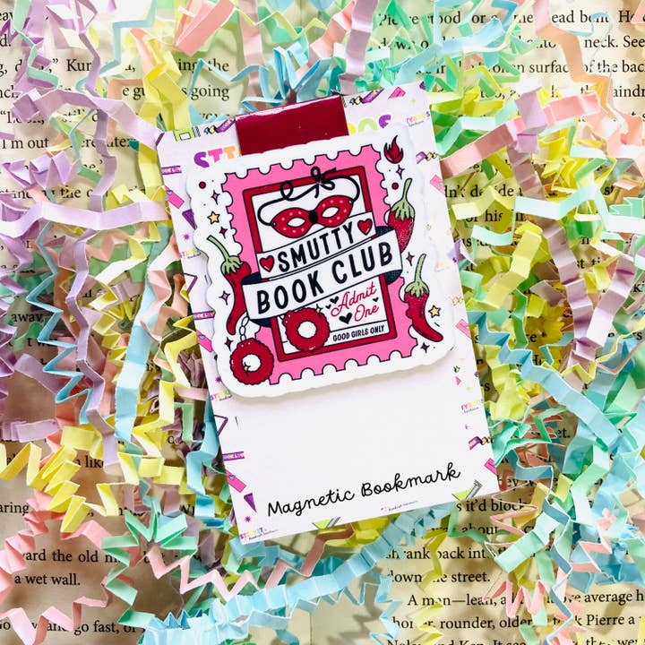 The Stickityboo Co - Wholesale Bookmark - Smutty Book Club magnetic bookmark