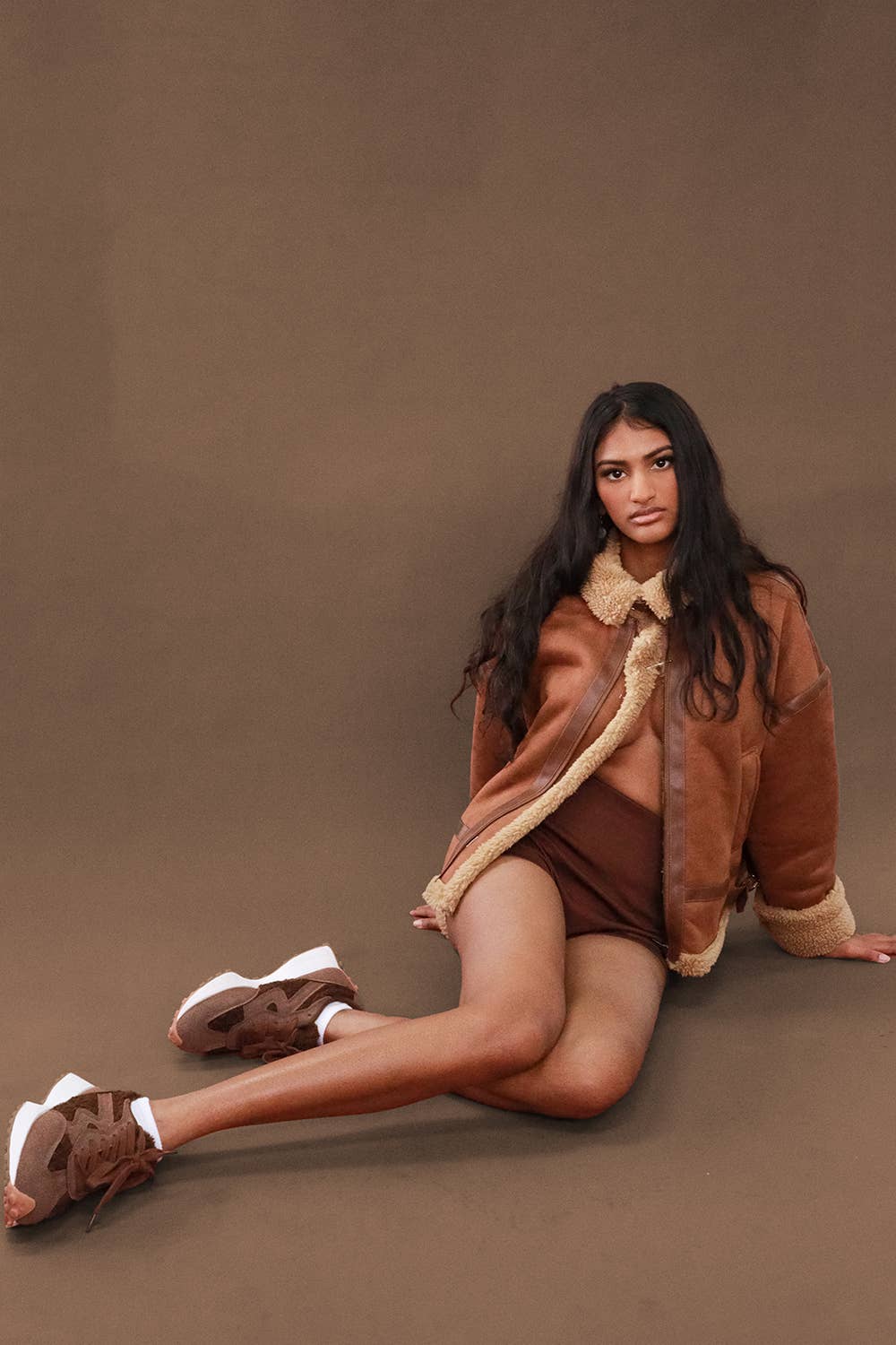 Lemonade Shoes - Wholesale Lifestyle Sneakers - Women's - CALINO - Suede Sneaker w/ Shearling Detail and Chunky Sole8