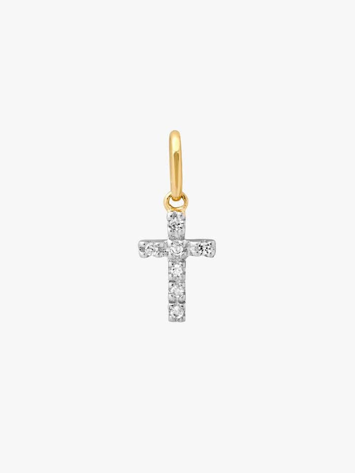 KJC Small Saving Grace Charm in Yellow Gold for wholesale by KJC Collection