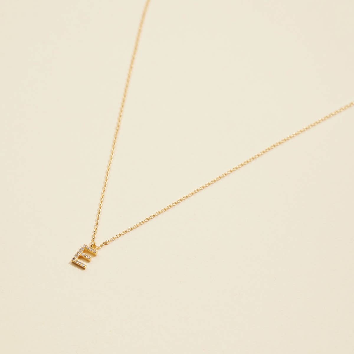 Lilla Haven - Wholesale Pendant/Charm Necklace - 12 Pack of Cubic Zirconia Initial Gold Dipped Necklaces5