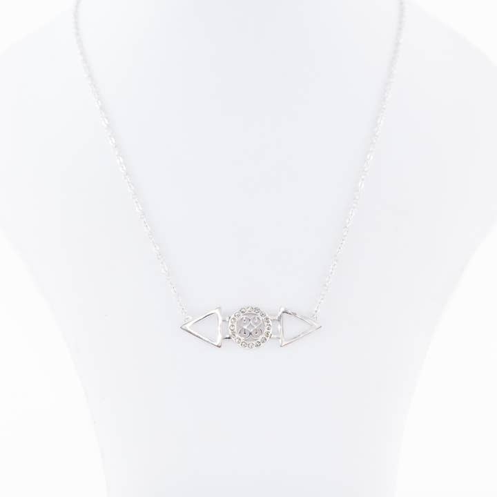 Committed Necklace in Silver for wholesale by Katiico Jewellery