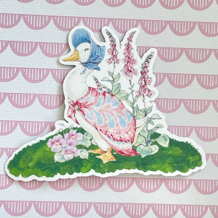 Beatrix Potter Sticker: Waterproof Vinyl Decal, Storybook Theme for wholesale by littlevintagetale