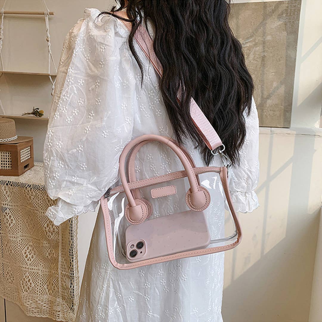 UNISHE – wholesale Crossbody bag – Women's – Fashionable PVC Transparent Crossbody Handbag ZK321114