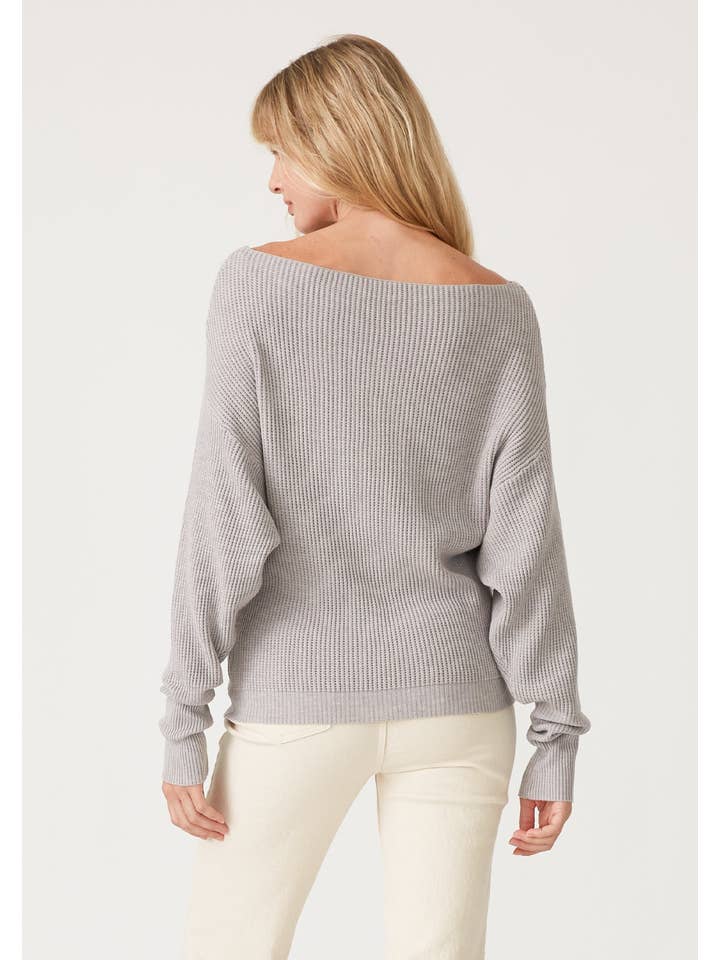 Lovestitch - Wholesale Knit Sweater - Women's - Long Sleeve Waffle Knit Pullover Sweater25