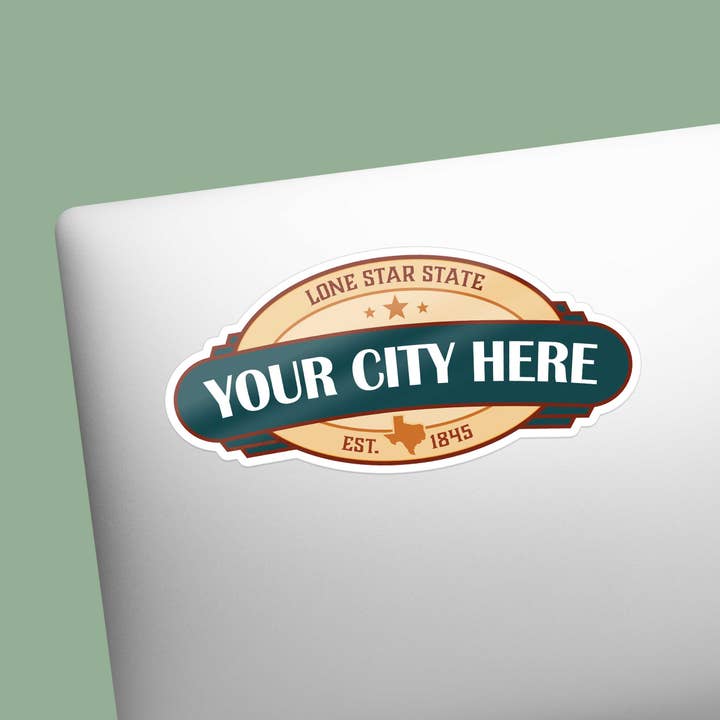 Sentinel Supply - Wholesale Sticker - Custom City Stickers - Location Badge Name Drop Decals