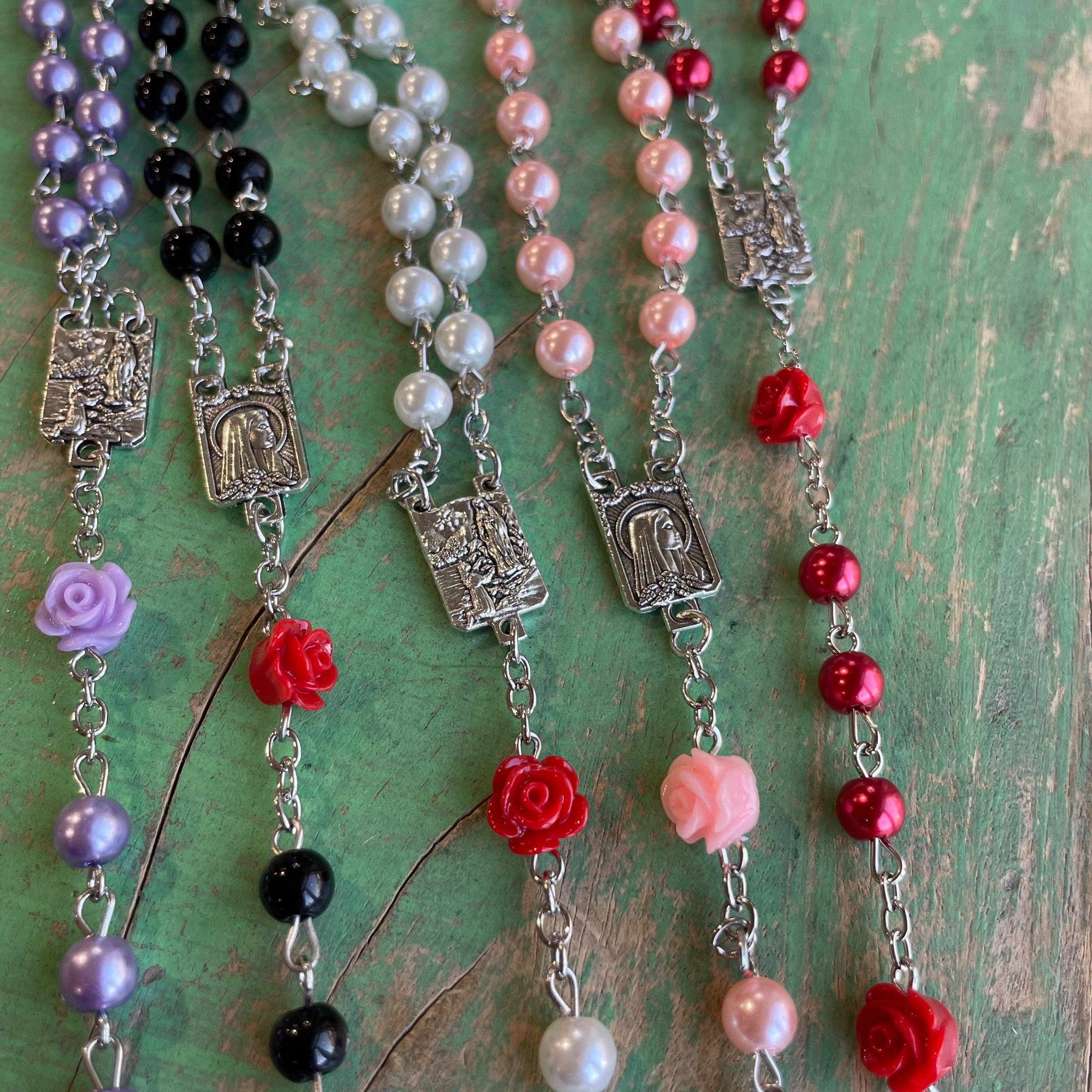 Love and Honor Jesus LLC – Engroshandel Bedehalskæde – Mystisk rosenkrans med perler9